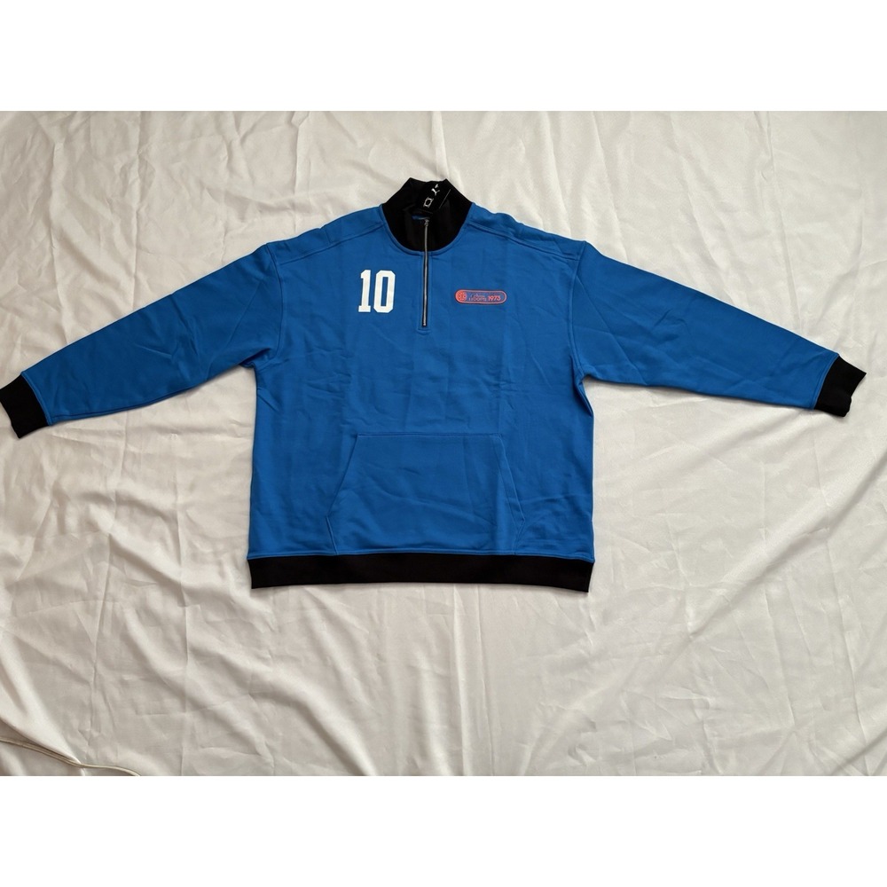 NEW PUMA Clydes Closet Pullover Blue Casual Athletic Outerwear 62203401 XLARGE